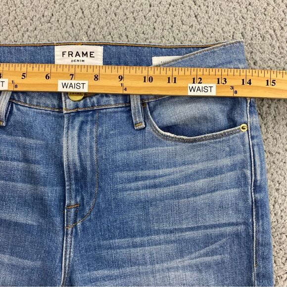Frame Denim Le High Straight-Leg Cropped Jeans  |  Size:  26 - Picture 7 of 13